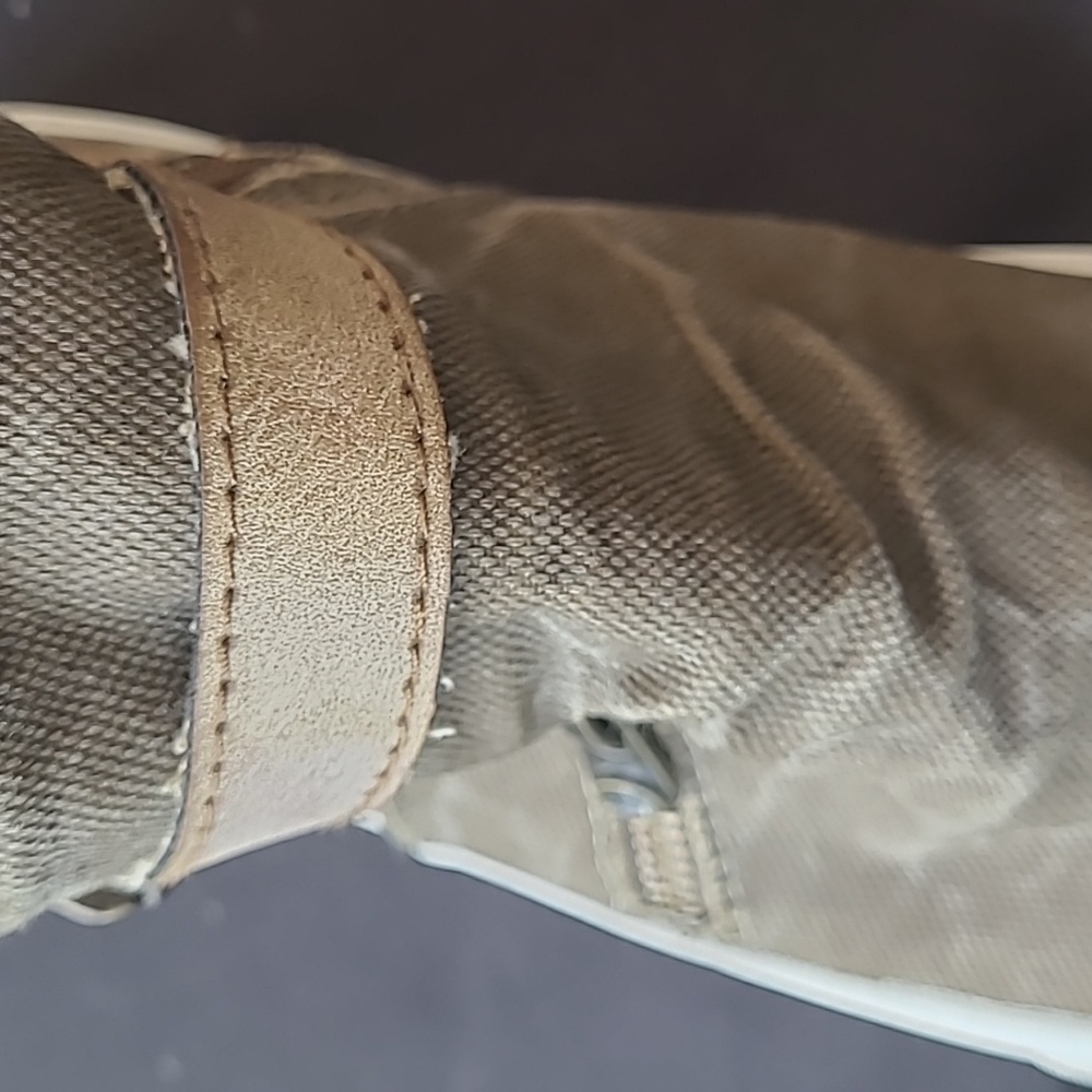 Blowfish Malibu Womens Flat Round Toe Fabric Shoes ,Zipper Ankle Shoes. Used S/8 - Picture 7 of 8